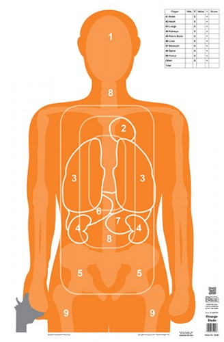 Orange Dude (22640) | GunFun Shooting Targets