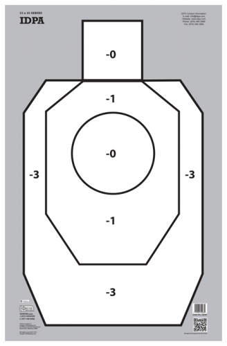 idpa 22040 gunfun shooting targets