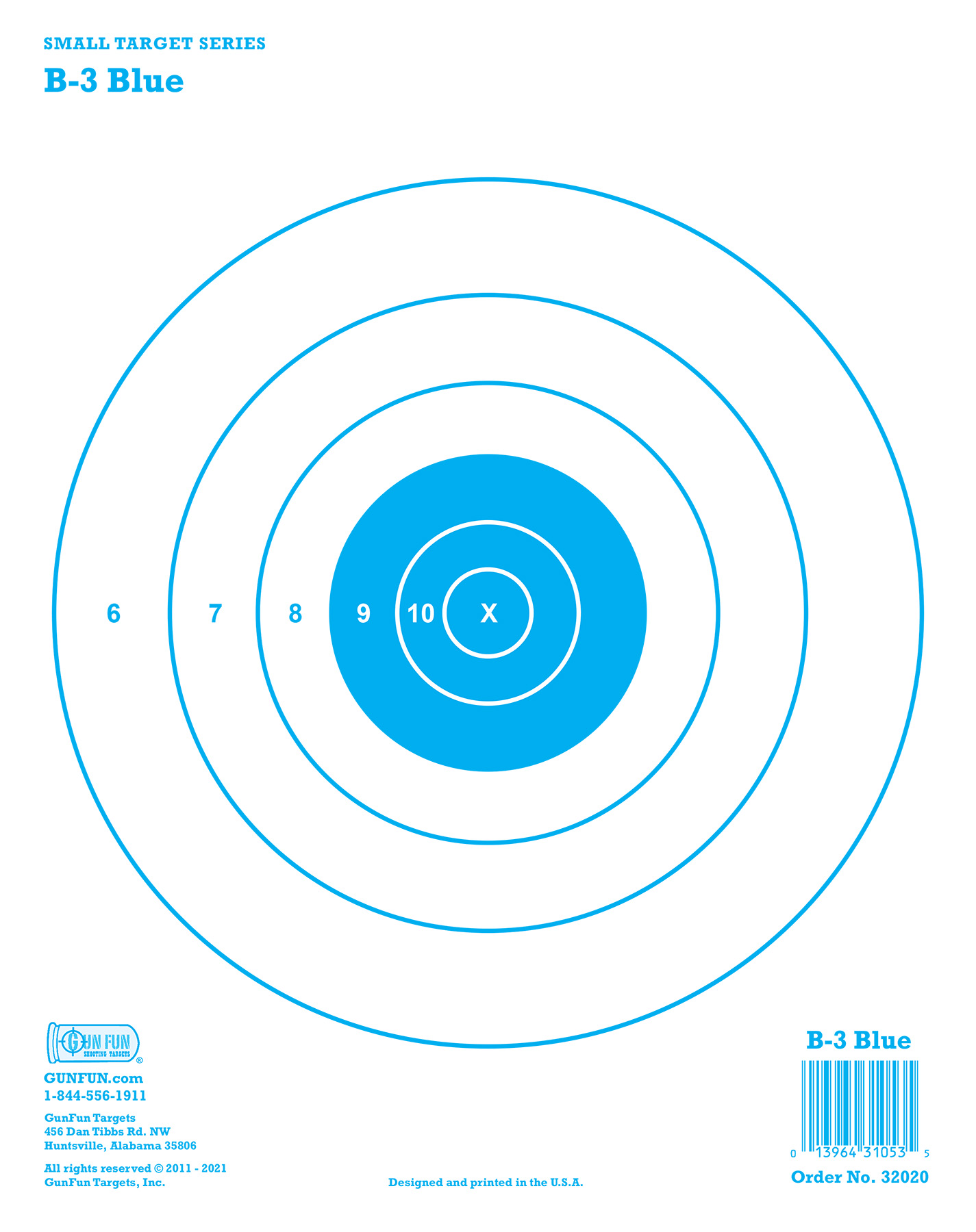 Target 101 (22400) | GunFun Targets Inc.