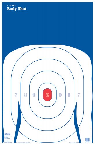 Body Rig Shooting Target Body Shot (22600) | GunFun Shooting Targets, Inc.