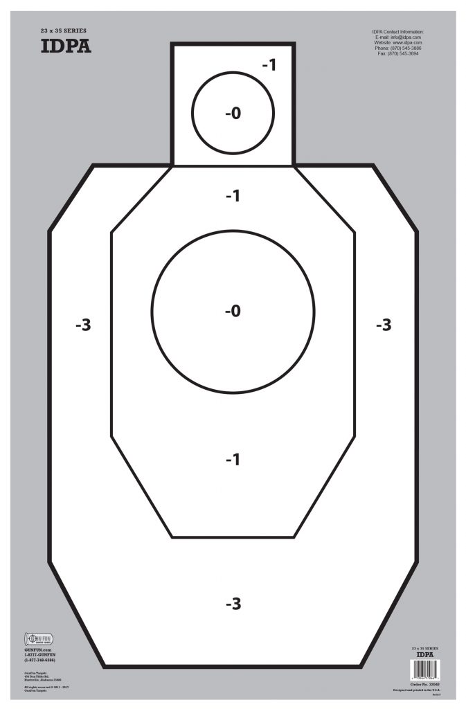 IDPA TAN (22720) | GunFun Targets Inc.