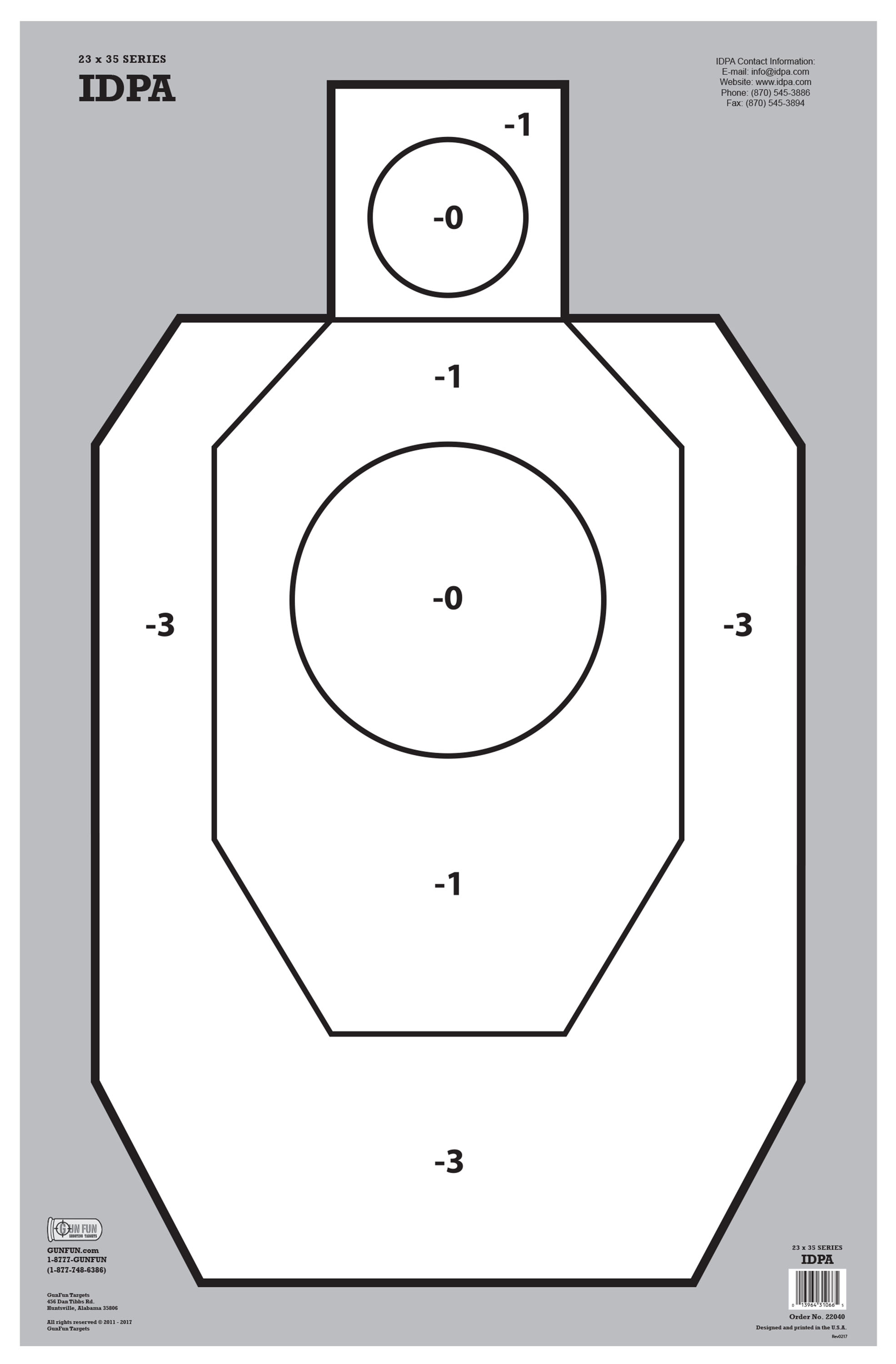 Printable Pistol Drill Targets Printable Word Searches