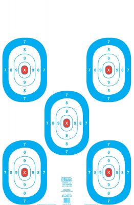 100 Yd Rifle Target (82030) | GunFun Shooting Targets