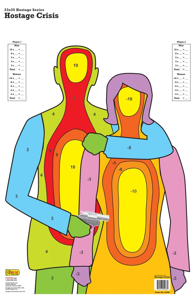 Hostage Crisis 23280 GunFun Shooting Targets