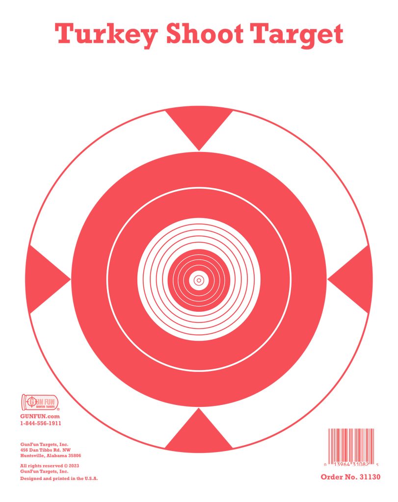 Turkey Target 31130 Gunfun Targets Inc