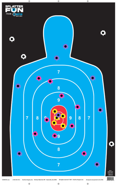 Splatter Blue Silhouette (79210)